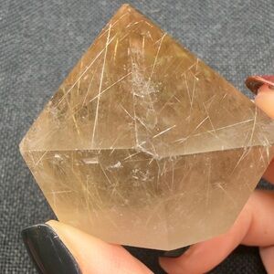 Smoky Rutilated Quartz Cupcake